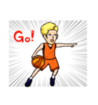 バスケットボールプレーヤー（個別スタンプ：3）